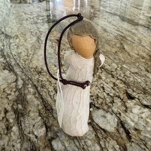Willow Tree Figurine in Cream and Tan